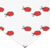 LadyBug Office-Zuhause personalize Destiny Destiny Tischdecke (Schrägansicht)