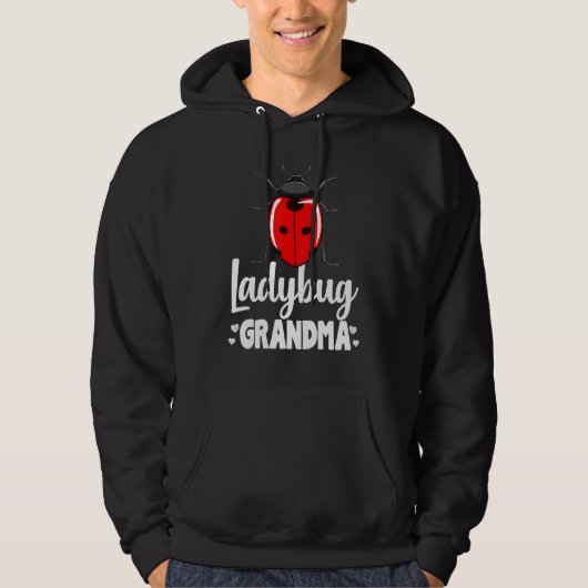 Ladybug Oma Small Flying Insekt Creature Colle Hoodie (Vorderseite)