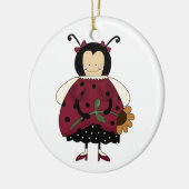 Ladybug-Ornament Keramikornament (Links)