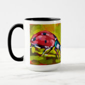 Ladybug Painting - Gift for Insect Lovers Tasse (Links)
