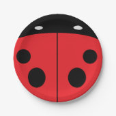 Ladybug Pappteller (Vorderseite)
