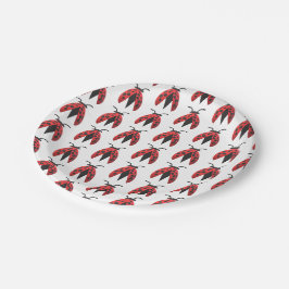 Ladybug Pappteller