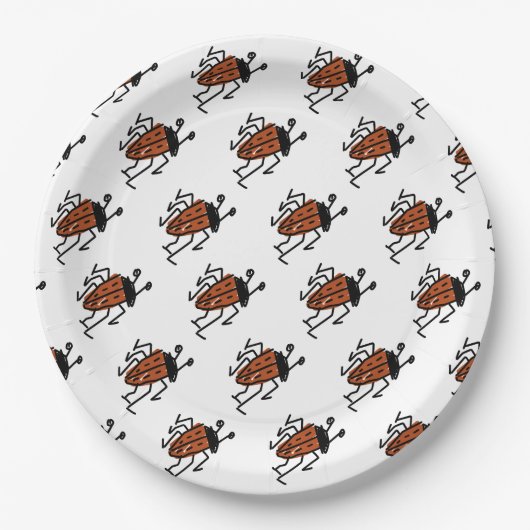 Ladybug Pappteller (Vorderseite)