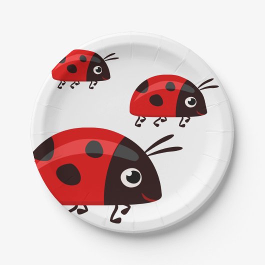 Ladybug Pappteller (Vorderseite)