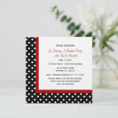 Ladybug-Party Einladungen (Stehend Vorderseite)