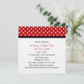 Ladybug-Party Einladungen (Stehend Vorderseite)