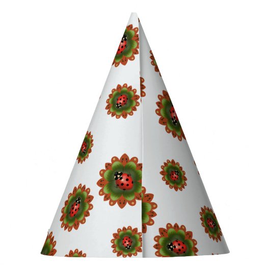 Ladybug Partyhütchen (Rückseite)