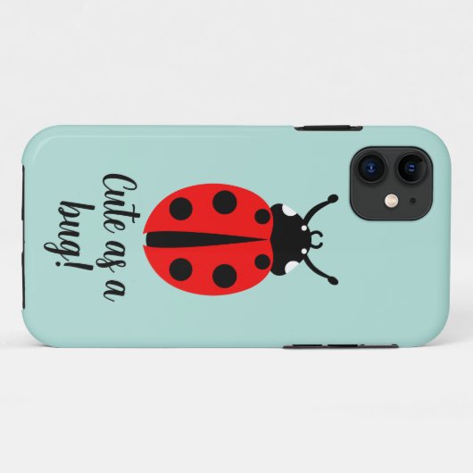 Ladybug Pattern Case-Mate iPhone Hülle (Rückseite (Horizontal))