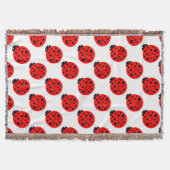 Ladybug Pattern Decke (Vorderseite)