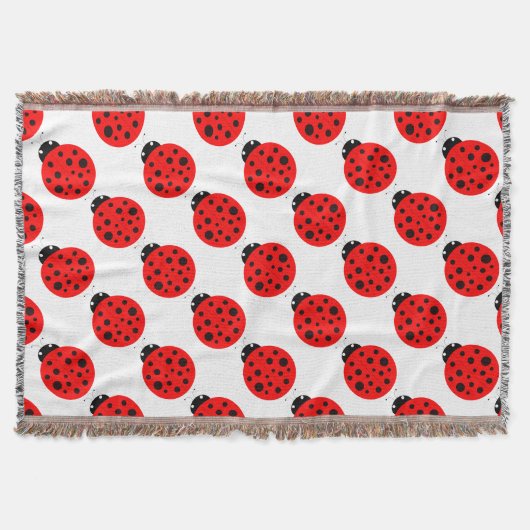 Ladybug Pattern Decke (Vorderseite)