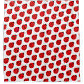 Ladybug Pattern Duschvorhang (Vorderseite)