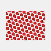 Ladybug Pattern Fleecedecke (Vorderseite (Horizontal))