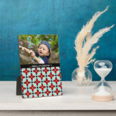 Ladybug Pattern Fotoplatte (Seite)