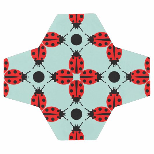 Ladybug Pattern Fußball (Flach)