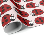 Ladybug Pattern Geschenkpapier (Rolleneckpunkt)