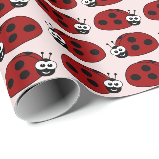 Ladybug Pattern Geschenkpapier (Rolleneckpunkt)