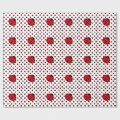 Ladybug Pattern Geschenkpapier (Flach)