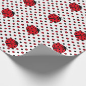 Ladybug Pattern Geschenkpapier (Ecke)