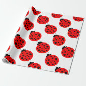 Ladybug Pattern Geschenkpapier (Ungerollt)