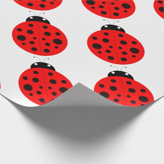 Ladybug Pattern Geschenkpapier (Ecke)