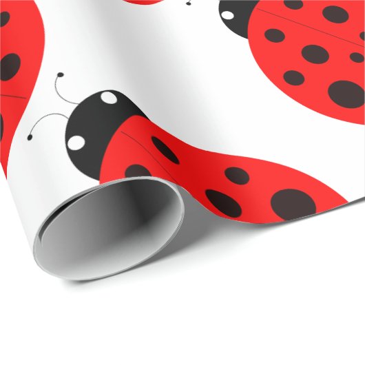 Ladybug Pattern Geschenkpapier (Rolleneckpunkt)