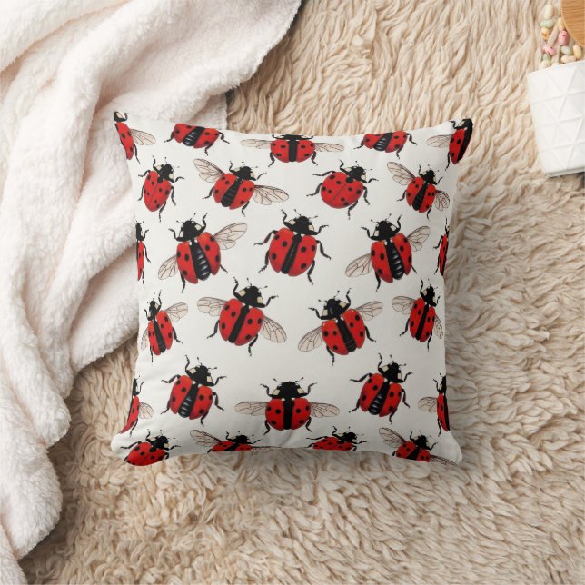 Ladybug Pattern Kissen (Decke)