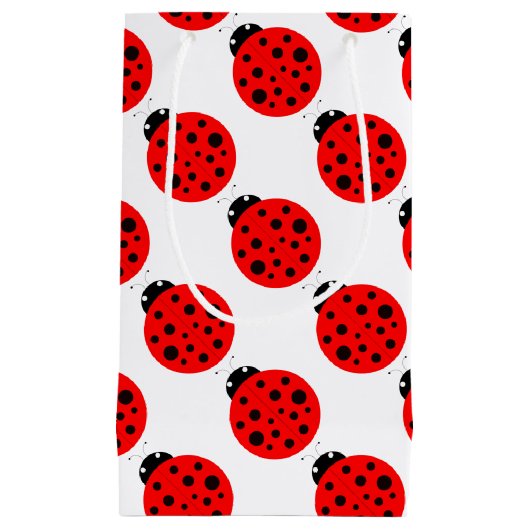 Ladybug Pattern Kleine Geschenktüte (Vorderseite)