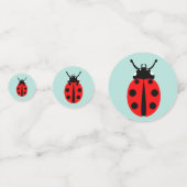 Ladybug Pattern Konfetti (Vorderseiten)