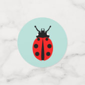 Ladybug Pattern Konfetti (Klein Vorderseite)