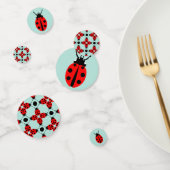 Ladybug Pattern Konfetti (Gruppe)