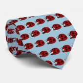 Ladybug Pattern Krawatte (Gerollt)