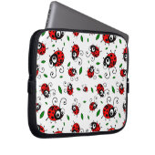 Ladybug Pattern Laptopschutzhülle (Vorne Rechts)