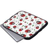 Ladybug Pattern Laptopschutzhülle (Vorne Knopf)