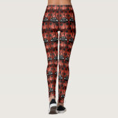 LADYBUG PATTERN LEGGINGS RED/BLACK/WEISS (Rückseite)