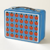 Ladybug Pattern Metall Lunch Box (Rückseite)