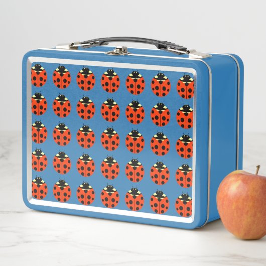 Ladybug Pattern Metall Lunch Box (Beispiel)