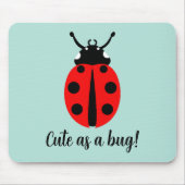 Ladybug Pattern Mousepad (Vorne)