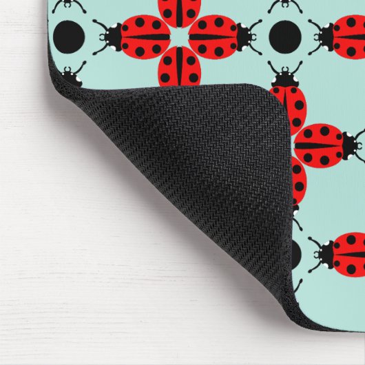 Ladybug Pattern Mousepad (Ecke)