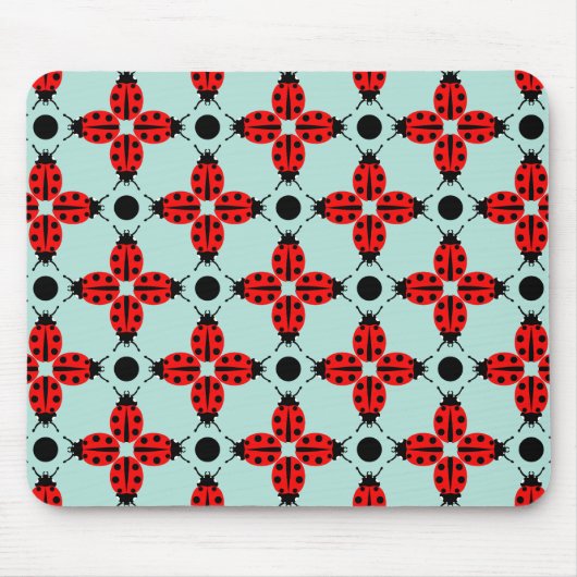 Ladybug Pattern Mousepad (Vorne)