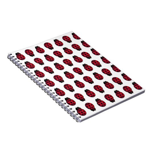 Ladybug Pattern Notizblock (Rechte Seite)
