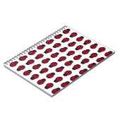 Ladybug Pattern Notizblock (Linke Seite)