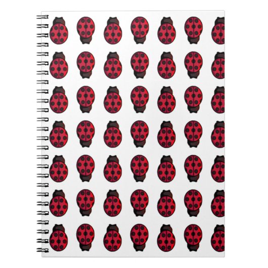 Ladybug Pattern Notizblock (Vorderseite)
