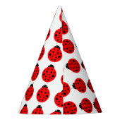 Ladybug Pattern Partyhütchen (Rückseite)