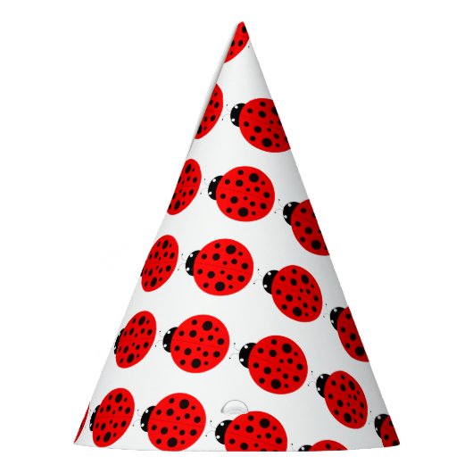 Ladybug Pattern Partyhütchen (Links)