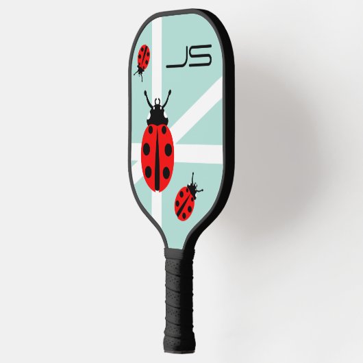 Ladybug Pattern Pickleball Schläger (Links)