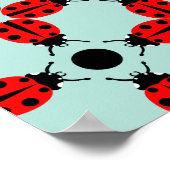 Ladybug Pattern Poster (Ecke)