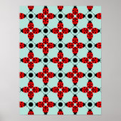 Ladybug Pattern Poster (Vorne)
