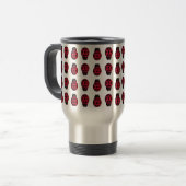 Ladybug Pattern Reisebecher (Vorderseite Links)