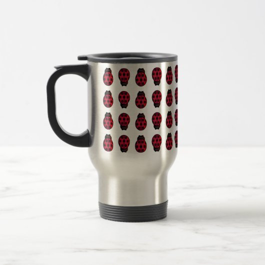 Ladybug Pattern Reisebecher (Links)