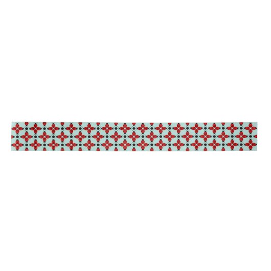 Ladybug Pattern Satinband (Vorderseite)